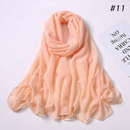 New Fashion Soft Cotton Elegant Viscose Scarf Ladies Scarf Shawls Lightweight Elegant Wraps  Muslim Hijab scarf scarves For Women