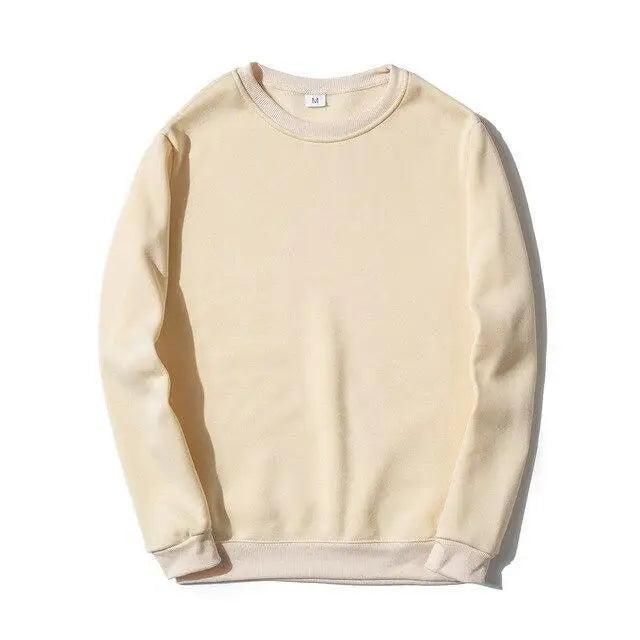 New Fashion Solid Sweatshirts Autumn Winter Warm Fleece Sweatshirt Fashion Women Solid Sweatshirts Autumn Women Tops Couple Hip Hop Pullover Stevvex
