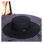 New Fashion Straw Hat Outdoor Leisure Sun Hat Women's Sun Hats UV Protection Large Wide Brim Hat Women Packable Sun Hat for Women Straw Hats Summer Beach Hat Ladies Wild Hats Straw Hat For Women Stevvex
