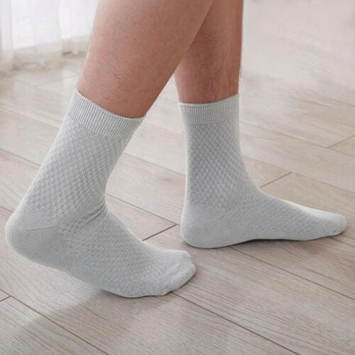 New Fashion Style Bamboo Fiber Socks Deodorant Sock High Tube Business Solid Breathable Men Women Elastic Socks Autumn Spring Socks For Men And Women Stevvex