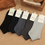 New Fashion Style Bamboo Fiber Socks Deodorant Sock High Tube Business Solid Breathable Men Women Elastic Socks Autumn Spring Socks For Men And Women Stevvex