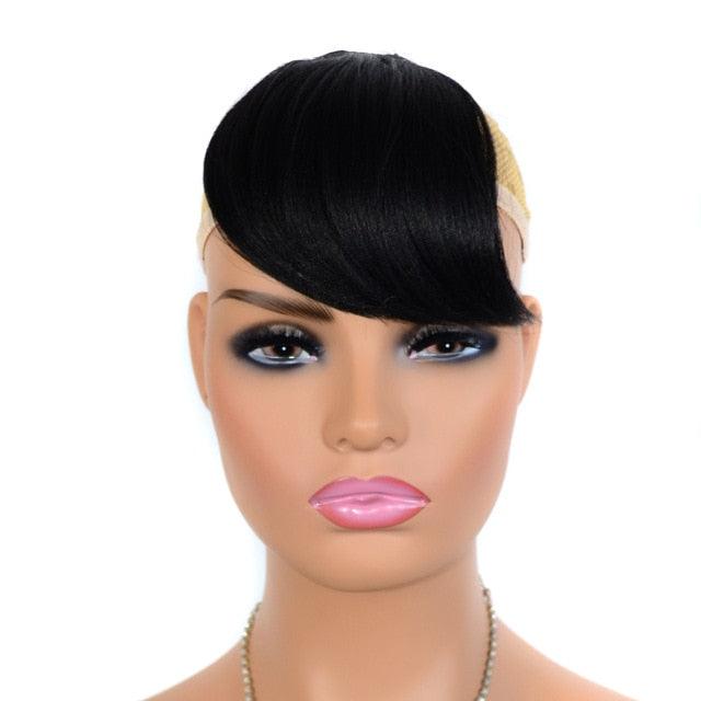 New Fashion Synthetic Fake Hair Bun And Bang Heat Resistant Braided Chignon Hair Piece Donut Ponytail Wig For Women Clip in Hair Extension For Volumized Hair Buns For Girls Stevvex