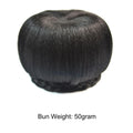 New Fashion Synthetic Fake Hair Bun And Bang Heat Resistant Braided Chignon Hair Piece Donut Ponytail Wig For Women Clip in Hair Extension For Volumized Hair Buns For Girls Stevvex