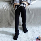 New Fashion Thigh High Stockings Solid Velvet Soft Flexible Over Knee Socks Tall Long Boot Stockings for Women Stevvex