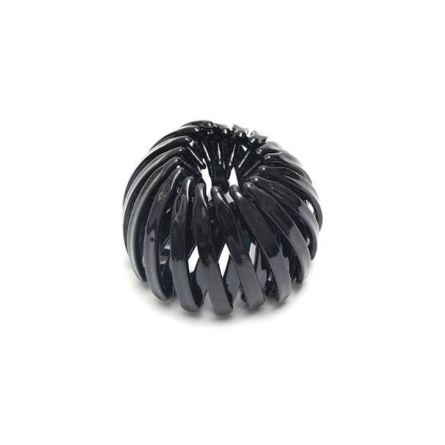 New Fashion Women Bun Hair Claw Horsetail Buckle Hair Clip Bird Nest Expanding Hair Accessories Female Ponytail Hair Accessories For Women Stevvex