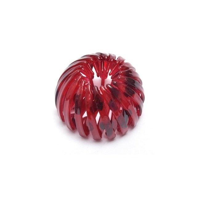 New Fashion Women Bun Hair Claw Horsetail Buckle Hair Clip Bird Nest Expanding Hair Accessories Female Ponytail Hair Accessories For Women Stevvex