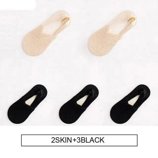 New Fashion Women Girls Spring Summer Socks Style Lace Flower Short Sock Breathable Invisible Ankle Socks Lace Socks for Women Ankle ,Knit Cotton Socks, Cute Ankle Lace Ruffled Socks for Women Warm Non-Slip Thick Lace Floor Socks Stevvex