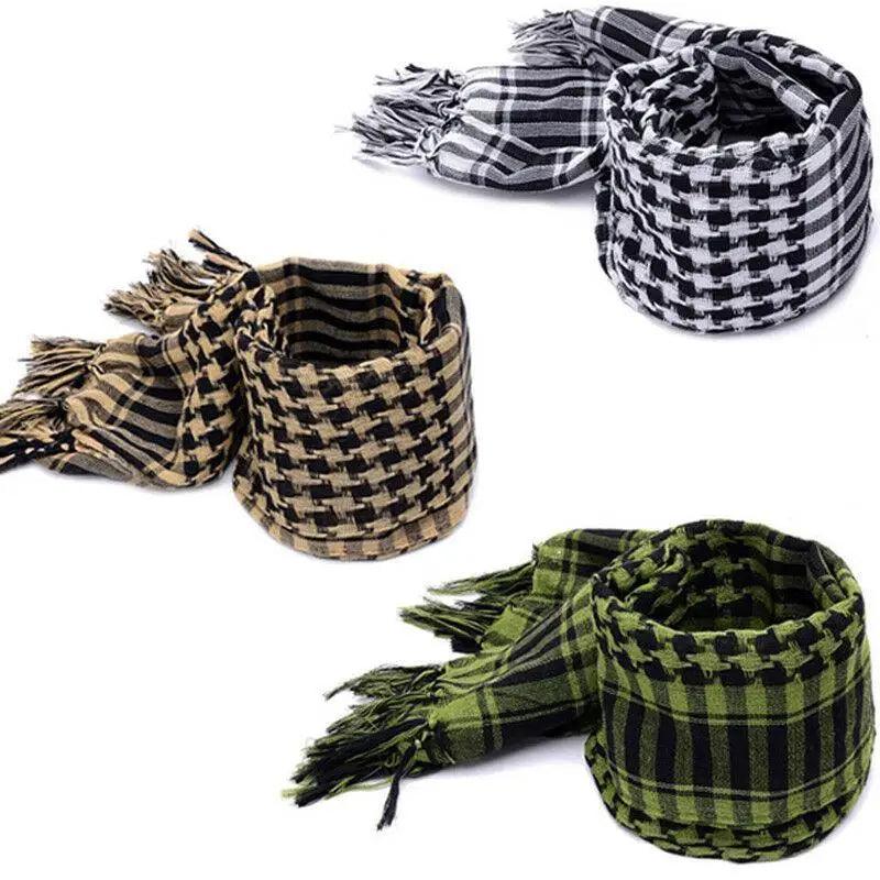 New Fashionable Men's Lightweight Square Outdoor Shawl Military Arab Tactical Desert Army Scarf Stevvex