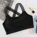New Fashionable Seamless Sports Bra Women Fitness Top Gym Yoga Bra Shockproof Push Up Sport Bra Running Yoga Gym Crop Top Breathable Workout Bra Stevvex