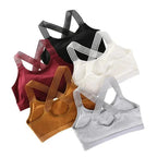 New Fashionable Seamless Sports Bra Women Fitness Top Gym Yoga Bra Shockproof Push Up Sport Bra Running Yoga Gym Crop Top Breathable Workout Bra Stevvex