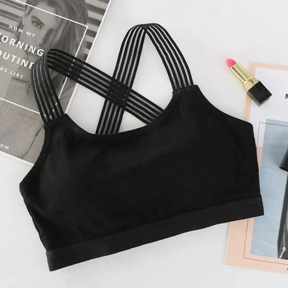 New Fashionable Seamless Sports Bra Women Fitness Top Gym Yoga Bra Shockproof Push Up Sport Bra Running Yoga Gym Crop Top Breathable Workout Bra Stevvex