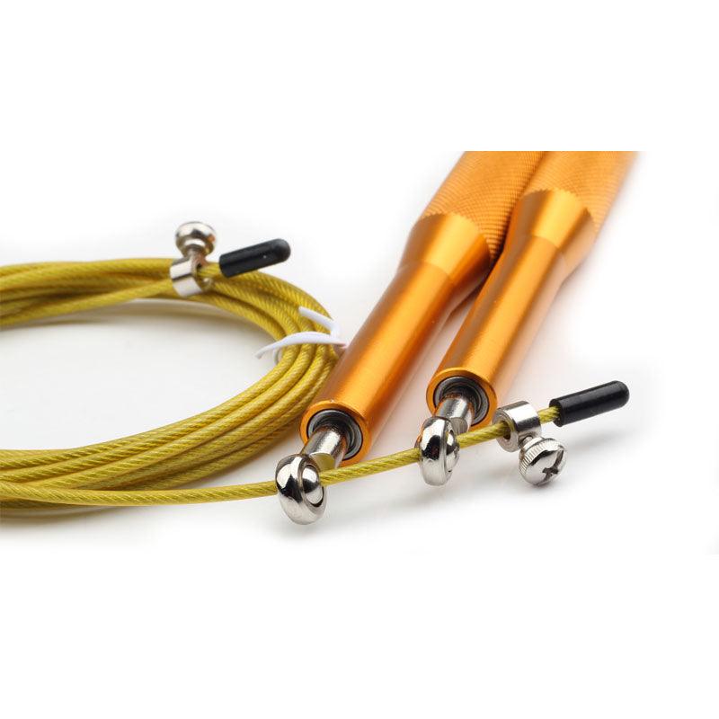 New Fitness Jump Ropes Heavy Steel Wire Speed Jump Rope Weighted Skipping Rope With 360 Degree Ball Bearing And Aluminum Alloy Non-Slip Handle Rope For Training Fitness Home Exercises Stevvex