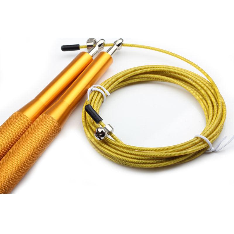New Fitness Jump Ropes Heavy Steel Wire Speed Jump Rope Weighted Skipping Rope With 360 Degree Ball Bearing And Aluminum Alloy Non-Slip Handle Rope For Training Fitness Home Exercises Stevvex
