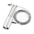 New Fitness Jump Ropes Heavy Steel Wire Speed Jump Rope Weighted Skipping Rope With 360 Degree Ball Bearing And Aluminum Alloy Non-Slip Handle Rope For Training Fitness Home Exercises Stevvex