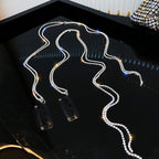 New Flashing Diamond Chain Hairpin Braided Hair Headdress Tassel Hairpin High Sense Temperament Dirty Braided Hairband Gorgeous Hair Accessories For Women