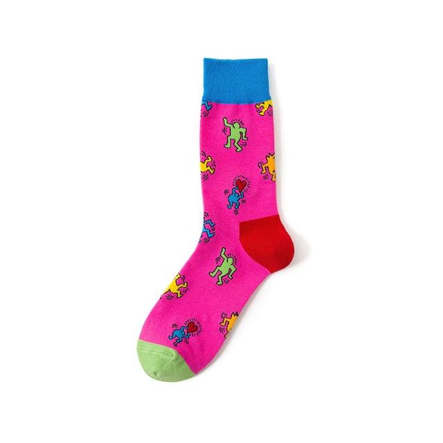 New Funny Women Fashion Harajuku Colorful Socks Cute Art Egg Series Personality Cotton Female socks Novelty Cotton Socks For Men And Women Stevvex