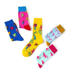 New Funny Women Fashion Harajuku Colorful Socks Cute Art Egg Series Personality Cotton Female socks Novelty Cotton Socks For Men And Women Stevvex