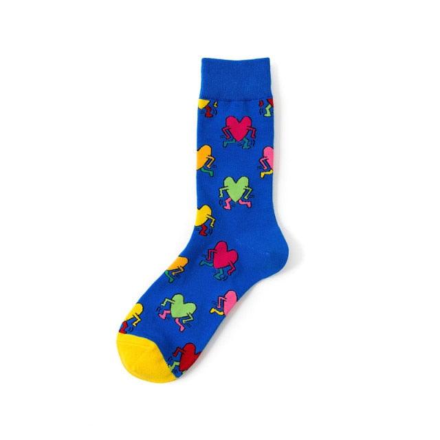 New Funny Women Fashion Harajuku Colorful Socks Cute Art Egg Series Personality Cotton Female socks Novelty Cotton Socks For Men And Women Stevvex