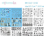 New Geometric Letter Nail Sticker Water Slider Winter Decal Christmas New Year Gift Nail Slider Temporary Tattoos Women Nail Art Stickers Water Transfer Decals Design Nail Art Supplies Manicure Acrylic Nail Foil Stencils Decorations Stevvex