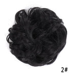 New Girl's Synthetic Chignon Red Pink Purple Blue Green Curly Messy Bun Kids Donut Roller Hair Bun Heat Resistant Fake Hair Wigs For Black Women Cosplay Wigs For Women Stevvex