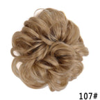 New Girl's Synthetic Chignon Red Pink Purple Blue Green Curly Messy Bun Kids Donut Roller Hair Bun Heat Resistant Fake Hair Wigs For Black Women Cosplay Wigs For Women Stevvex