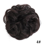 New Girl's Synthetic Chignon Red Pink Purple Blue Green Curly Messy Bun Kids Donut Roller Hair Bun Heat Resistant Fake Hair Wigs For Black Women Cosplay Wigs For Women Stevvex