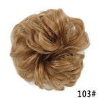 New Girl's Synthetic Chignon Red Pink Purple Blue Green Curly Messy Bun Kids Donut Roller Hair Bun Heat Resistant Fake Hair Wigs For Black Women Cosplay Wigs For Women Stevvex