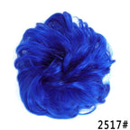 New Girl's Synthetic Chignon Red Pink Purple Blue Green Curly Messy Bun Kids Donut Roller Hair Bun Heat Resistant Fake Hair Wigs For Black Women Cosplay Wigs For Women Stevvex