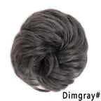 New Girl's Synthetic Chignon Red Pink Purple Blue Green Curly Messy Bun Kids Donut Roller Hair Bun Heat Resistant Fake Hair Wigs For Black Women Cosplay Wigs For Women Stevvex