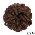 New Girl's Synthetic Chignon Red Pink Purple Blue Green Curly Messy Bun Kids Donut Roller Hair Bun Heat Resistant Fake Hair Wigs For Black Women Cosplay Wigs For Women Stevvex