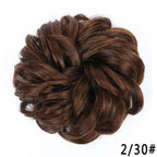 New Girl's Synthetic Chignon Red Pink Purple Blue Green Curly Messy Bun Kids Donut Roller Hair Bun Heat Resistant Fake Hair Wigs For Black Women Cosplay Wigs For Women Stevvex