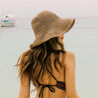 New Girl Sun Hat Unique Trendy Women's Sun Protection Hat Wide Brim Floppy Summer Hats Women Retro Casual Straw Bucket Hat Comfortable Soft Every Day Travel Hat Stevvex