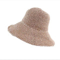 New Girl Sun Hat Unique Trendy Women's Sun Protection Hat Wide Brim Floppy Summer Hats Women Retro Casual Straw Bucket Hat Comfortable Soft Every Day Travel Hat Stevvex