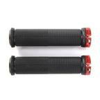 New Handlebar Cover Grips Rubber Soft Anti-Skid Cycling Bike Grips Mountain Road Bike Lock On Handle End Grips Handlebar Lockable Mountain Antiskid Shockproof Aluminum Alloy Locking Ring Comfy Soft TPR Rubber Handlebar Stevvex