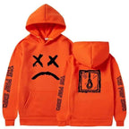 New Happy Cool Smiling Face Print Winter Fashion Couple Pullover Streetwear Sweatshirts Cute Aesthetic Print Classic Hoodies For Men Women Unisex Durable Comfortable Hoodies Stevvex