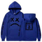 New Happy Cool Smiling Face Print Winter Fashion Couple Pullover Streetwear Sweatshirts Cute Aesthetic Print Classic Hoodies For Men Women Unisex Durable Comfortable Hoodies Stevvex