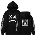 New Happy Cool Smiling Face Print Winter Fashion Couple Pullover Streetwear Sweatshirts Cute Aesthetic Print Classic Hoodies For Men Women Unisex Durable Comfortable Hoodies Stevvex