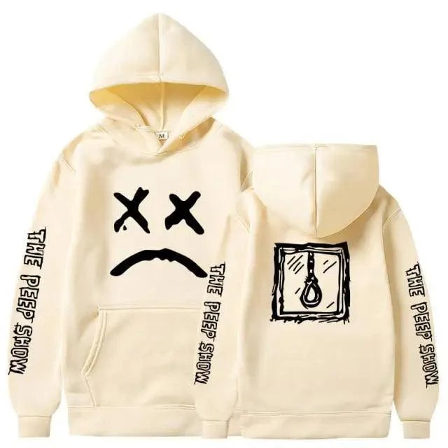 New Happy Cool Smiling Face Print Winter Fashion Couple Pullover Streetwear Sweatshirts Cute Aesthetic Print Classic Hoodies For Men Women Unisex Durable Comfortable Hoodies Stevvex
