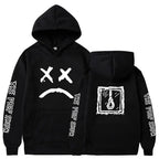 New Happy Cool Smiling Face Print Winter Fashion Couple Pullover Streetwear Sweatshirts Cute Aesthetic Print Classic Hoodies For Men Women Unisex Durable Comfortable Hoodies Stevvex