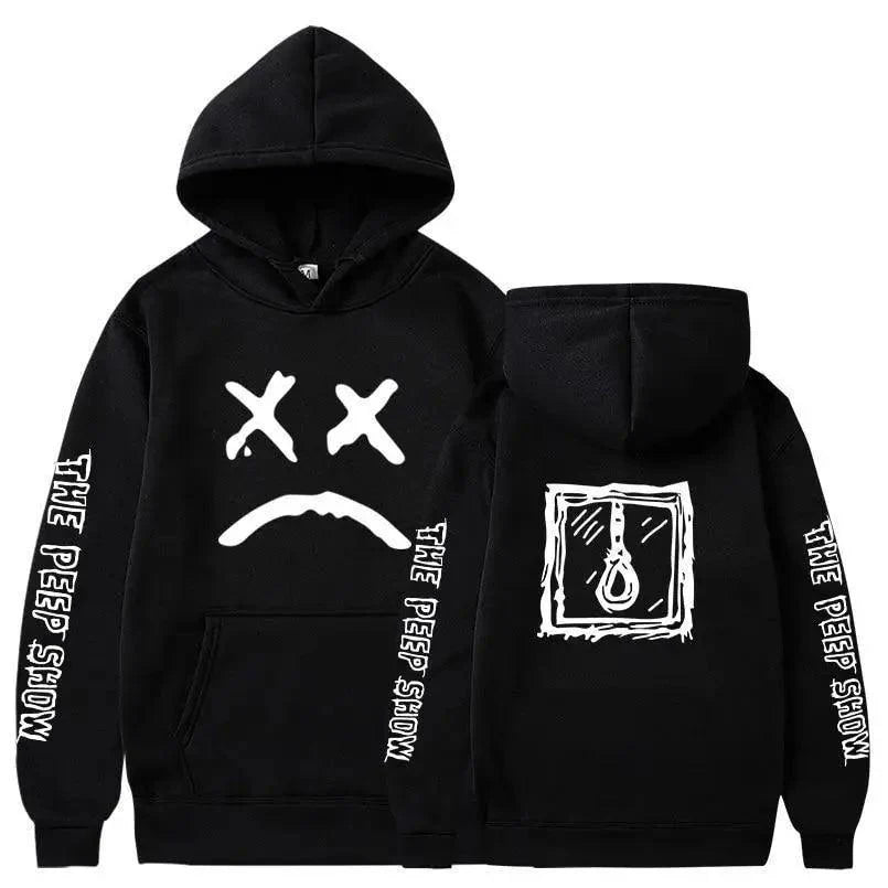 New Happy Cool Smiling Face Print Winter Fashion Couple Pullover Streetwear Sweatshirts Cute Aesthetic Print Classic Hoodies For Men Women Unisex Durable Comfortable Hoodies Stevvex