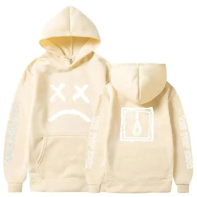 New Happy Cool Smiling Face Print Winter Fashion Couple Pullover Streetwear Sweatshirts Cute Aesthetic Print Classic Hoodies For Men Women Unisex Durable Comfortable Hoodies Stevvex