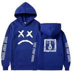 New Happy Cool Smiling Face Print Winter Fashion Couple Pullover Streetwear Sweatshirts Cute Aesthetic Print Classic Hoodies For Men Women Unisex Durable Comfortable Hoodies Stevvex