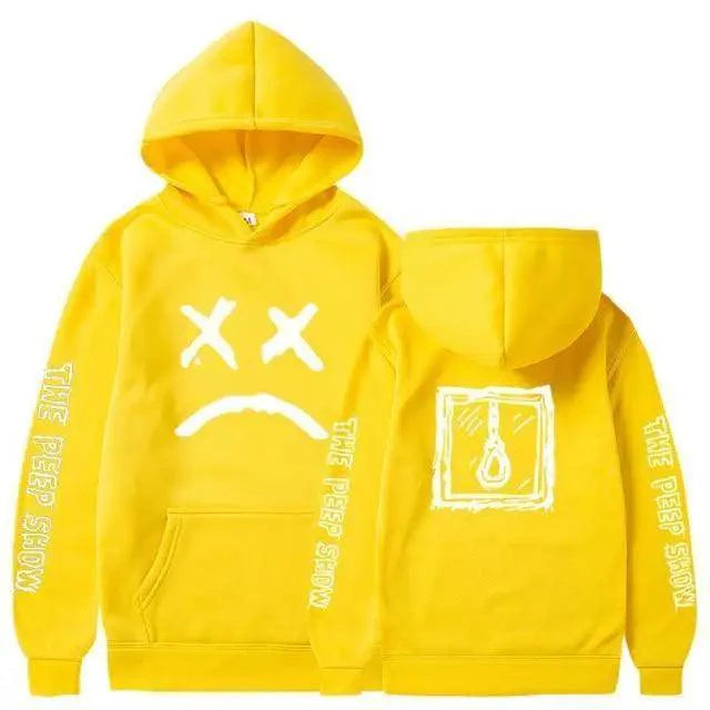 New Happy Cool Smiling Face Print Winter Fashion Couple Pullover Streetwear Sweatshirts Cute Aesthetic Print Classic Hoodies For Men Women Unisex Durable Comfortable Hoodies Stevvex