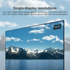 New HDR Resolution DisplayPort 2.0 Cable 16K 10K 80Gbps16K DisplayPort 2.0 Cable 10ft Supports 16K@60Hz 0K@60Hz  8K@60Hz 4K@165Hz 4K@144Hz 80Gbps Dynamic HDR  Adapter For Video PC Laptop TV Monitor Stevvex