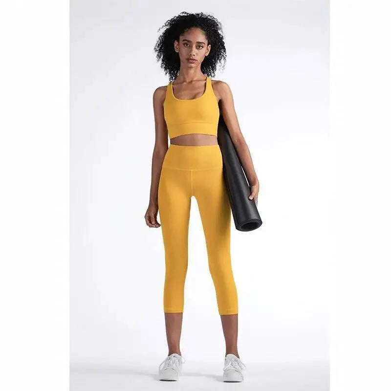 New High Quality Fabric Nylon Breathable Women Yoga Tops Bra Solid Color And Sports Wear Outdoor Exercise Clothes For Ladies Stevvex