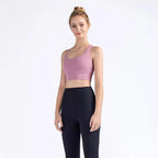 New High Quality Fabric Nylon Breathable Women Yoga Tops Bra Solid Color And Sports Wear Outdoor Exercise Clothes For Ladies Stevvex