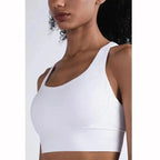 New High Quality Fabric Nylon Breathable Women Yoga Tops Bra Solid Color And Sports Wear Outdoor Exercise Clothes For Ladies Stevvex