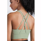 New High Quality Fabric Nylon Breathable Women Yoga Tops Bra Solid Color And Sports Wear Outdoor Exercise Clothes For Ladies Stevvex
