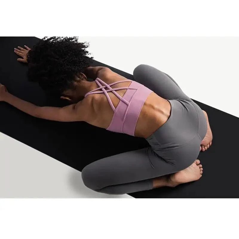 New High Quality Fabric Nylon Breathable Women Yoga Tops Bra Solid Color And Sports Wear Outdoor Exercise Clothes For Ladies Stevvex