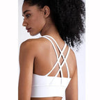 New High Quality Fabric Nylon Breathable Women Yoga Tops Bra Solid Color And Sports Wear Outdoor Exercise Clothes For Ladies Stevvex